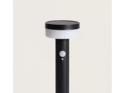 Hot Ledkia Baliza de Pie Exterior Solar LED 1,5W 50cm Acero Inoxidable con Sensor de Movimiento Ashier Negro