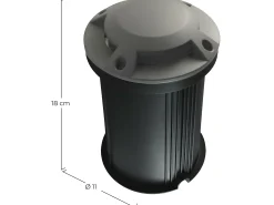 Online DAYRON Baliza Empotrable 20W de Exterior Negro