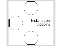 Iluminación Exterior-Baliza exterior GLOU estilo moderno y versátil - D. ø20 cm - E27 15W - cable 2 mts - IP44 - esfera opal de bayoneta - exterior - poliamida y Negro
