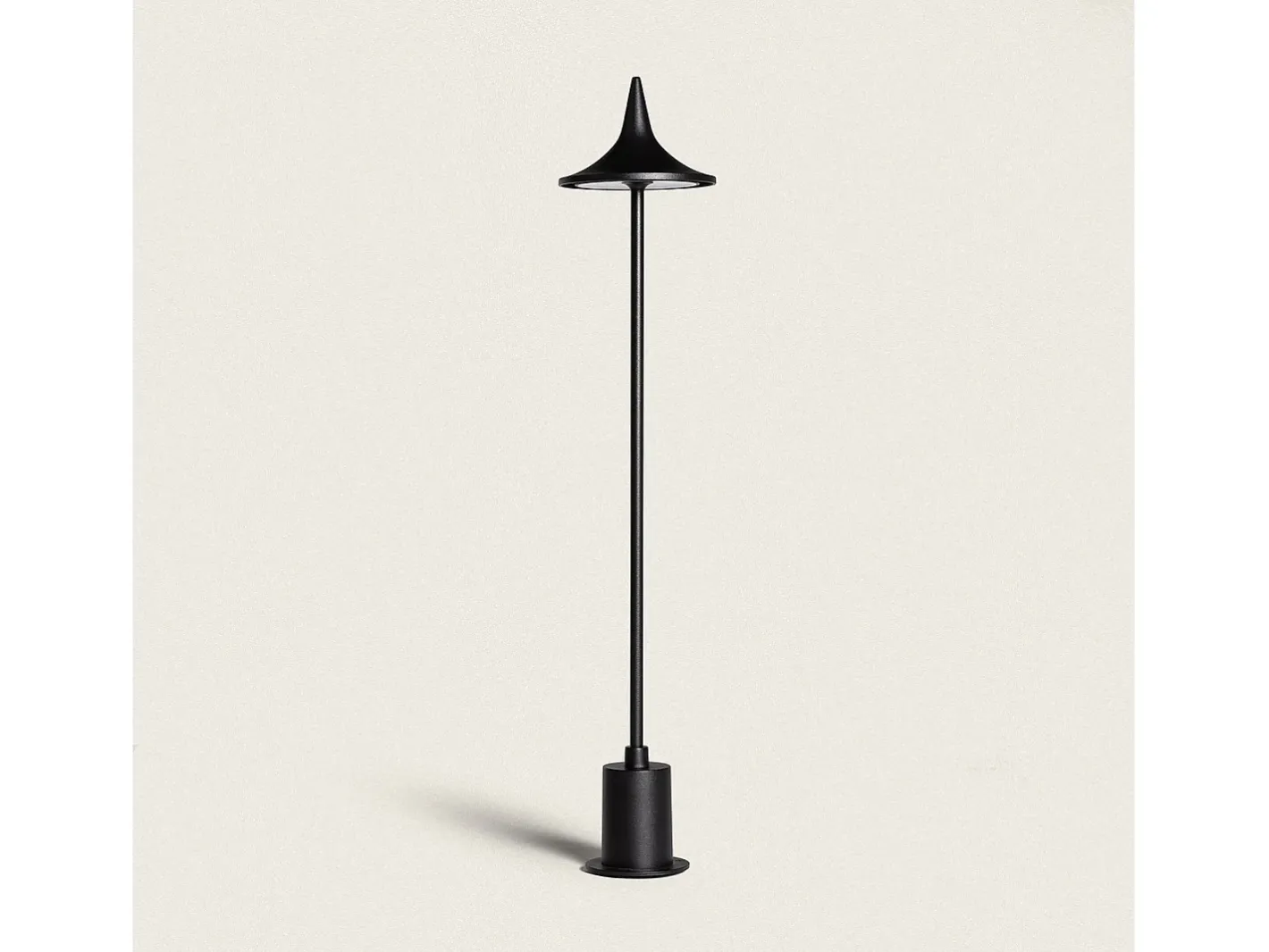 Ledkia Iluminación Exterior-Baliza Exterior LED 6W 60 cm con Pincho Rowel Negro