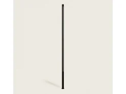 Discount Ledkia Baliza Exterior LED 12-24W 80-160 cm con Pincho Calax 1000 mm Negro