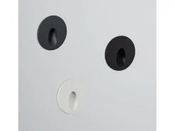 Ledkia Baliza Exterior LED 3W Empotrable Pared Circular Boiler 2700K Blanco Cálido Gris New