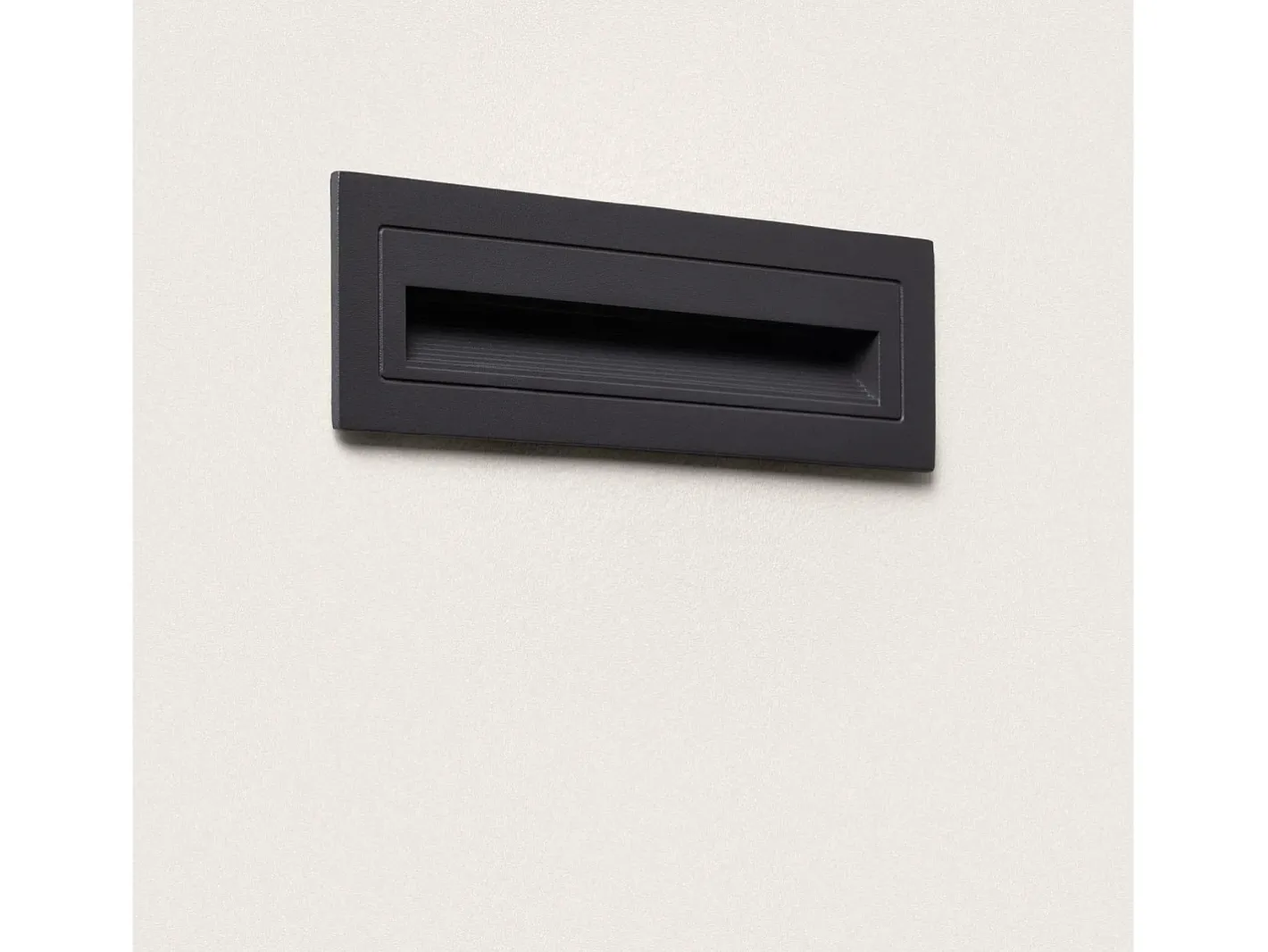 Ledkia Iluminación Exterior-Baliza Exterior LED 3W Empotrable Pared Antracita Path Antracita Transparente