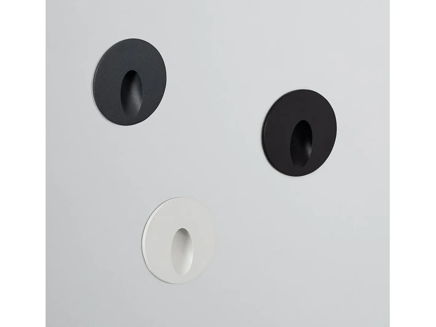Ledkia Baliza Exterior LED 3W Empotrable Pared Circular Boiler 4000K Blanco Neutro Negro Clearance