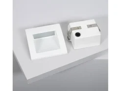 Sale Ledkia Baliza Exterior LED 4W Empotrable Pared Cuadrado Leif 2700K Cálido Blanco