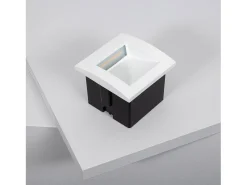 Sale Ledkia Baliza Exterior LED 4W Empotrable Pared Cuadrado Leif 2700K Cálido Blanco