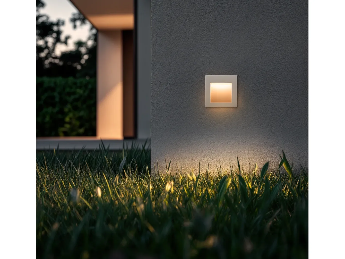 Sale Ledkia Baliza Exterior LED 4W Empotrable Pared Cuadrado Leif 2700K Cálido Blanco