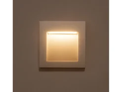 Sale Ledkia Baliza Exterior LED 4W Empotrable Pared Cuadrado Leif 2700K Cálido Blanco