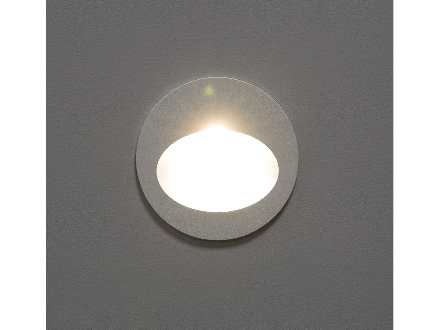 Ledkia Iluminación Exterior-Baliza Exterior LED 3W Empotrable Pared Circular Coney 2700K Cálido Blanco