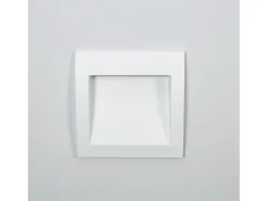 Clearance Ledkia Baliza Exterior LED 4W Empotrable Pared Cuadrado Natt 2700K Cálido Blanco