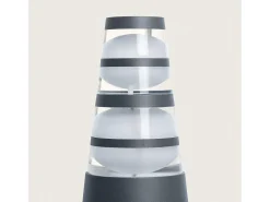 Clearance Ledkia Baliza Exterior LED 8W Superficie Pie 38cm Double-Dareh Marrón oscuro Marru00f3n