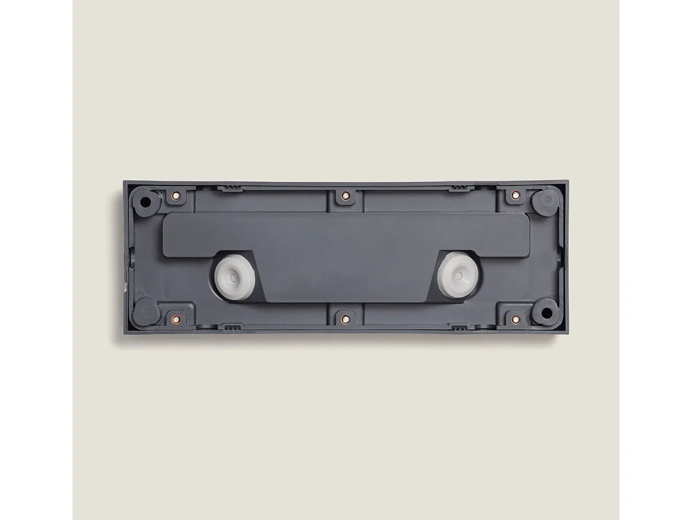 Clearance Ledkia Baliza Exterior LED 2W Superficie Pared Rectangular Antracita Élide 4000K Blanco Neutro Negro