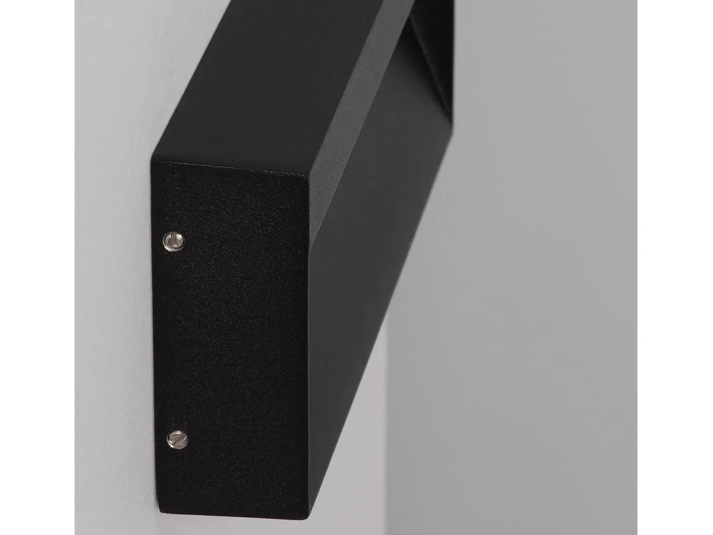 Ledkia Baliza Exterior LED 6W Superficie Pared Columbia 4000K Blanco Neutro Negro