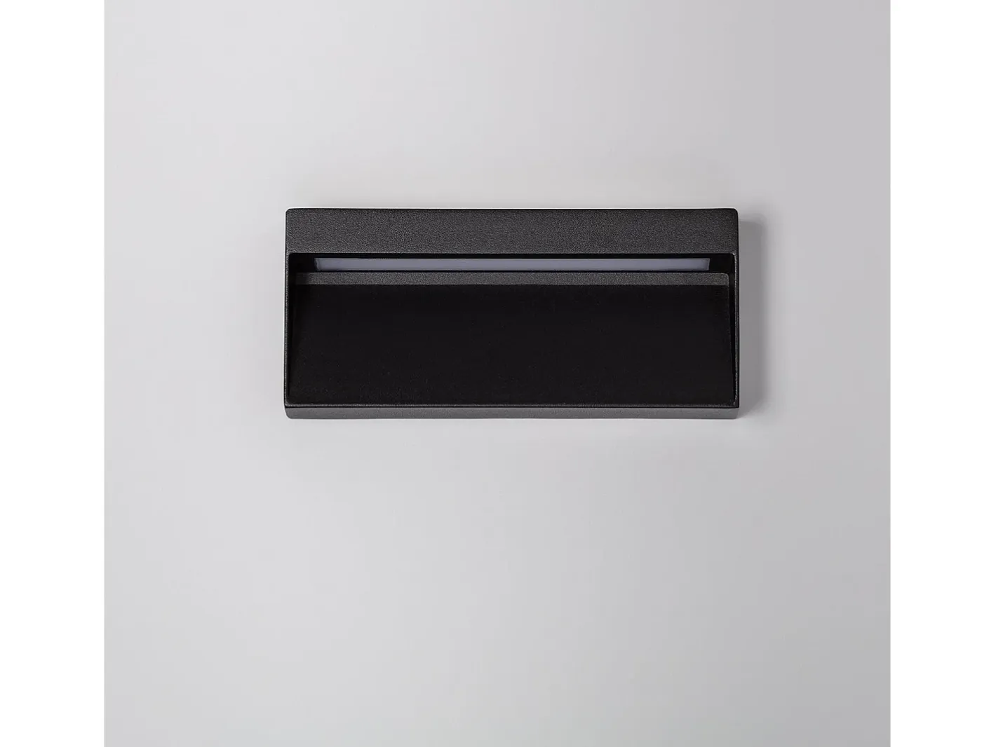 Ledkia Baliza Exterior LED 6W Superficie Pared Columbia 4000K Blanco Neutro Negro