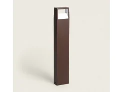 Ledkia Baliza Exterior LED 9W Superficie Pie 80cm Aluminio Sheffield Óxido Transparente Online