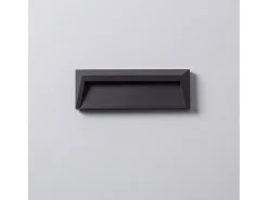 Online Ledkia Baliza Exterior LED 2W Superficie Pared Antracita Chester 4000K Blanco Neutro Transparente