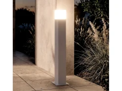 New Ledkia Baliza Exterior Superficie Pie 74cm Augusta Blanca Blanco