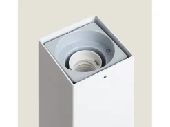 New Ledkia Baliza Exterior Superficie Pie 74cm Augusta Blanca Blanco