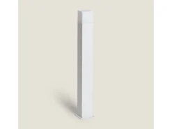 New Ledkia Baliza Exterior Superficie Pie 74cm Augusta Blanca Blanco