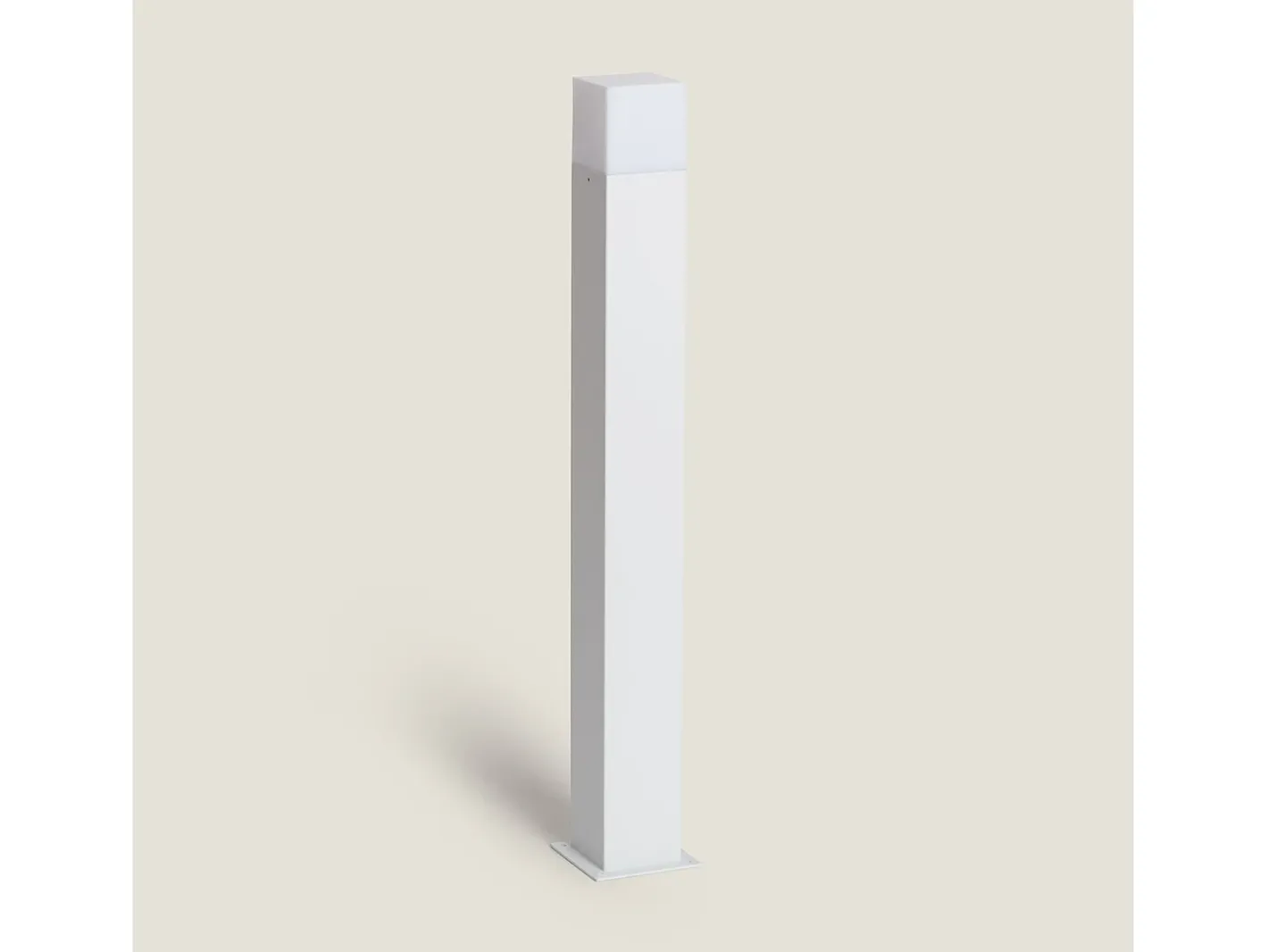 New Ledkia Baliza Exterior Superficie Pie 74cm Augusta Blanca Blanco