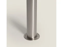 Ledkia Iluminación Exterior-Baliza Exterior Superficie Pie 50cm Acero Inoxidable Martin Gris