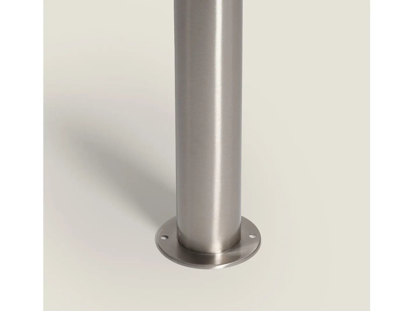 Ledkia Iluminación Exterior-Baliza Exterior Superficie Pie 50cm Acero Inoxidable Martin Gris