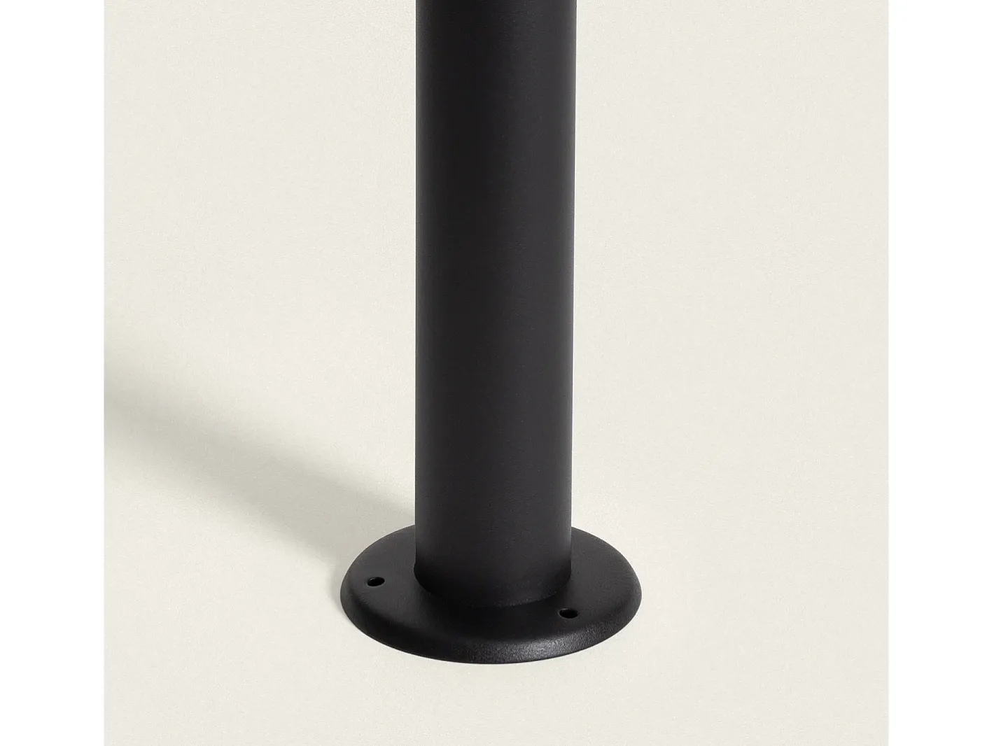 Ledkia Iluminación Exterior-Baliza Exterior Superficie Pie 50cm Aluminio Mukom Negro