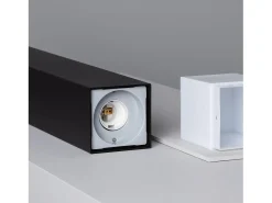 Clearance Ledkia Baliza Exterior Superficie Pie 74cm con Enchufe Tipo F Schuko Augusta Negra Negro