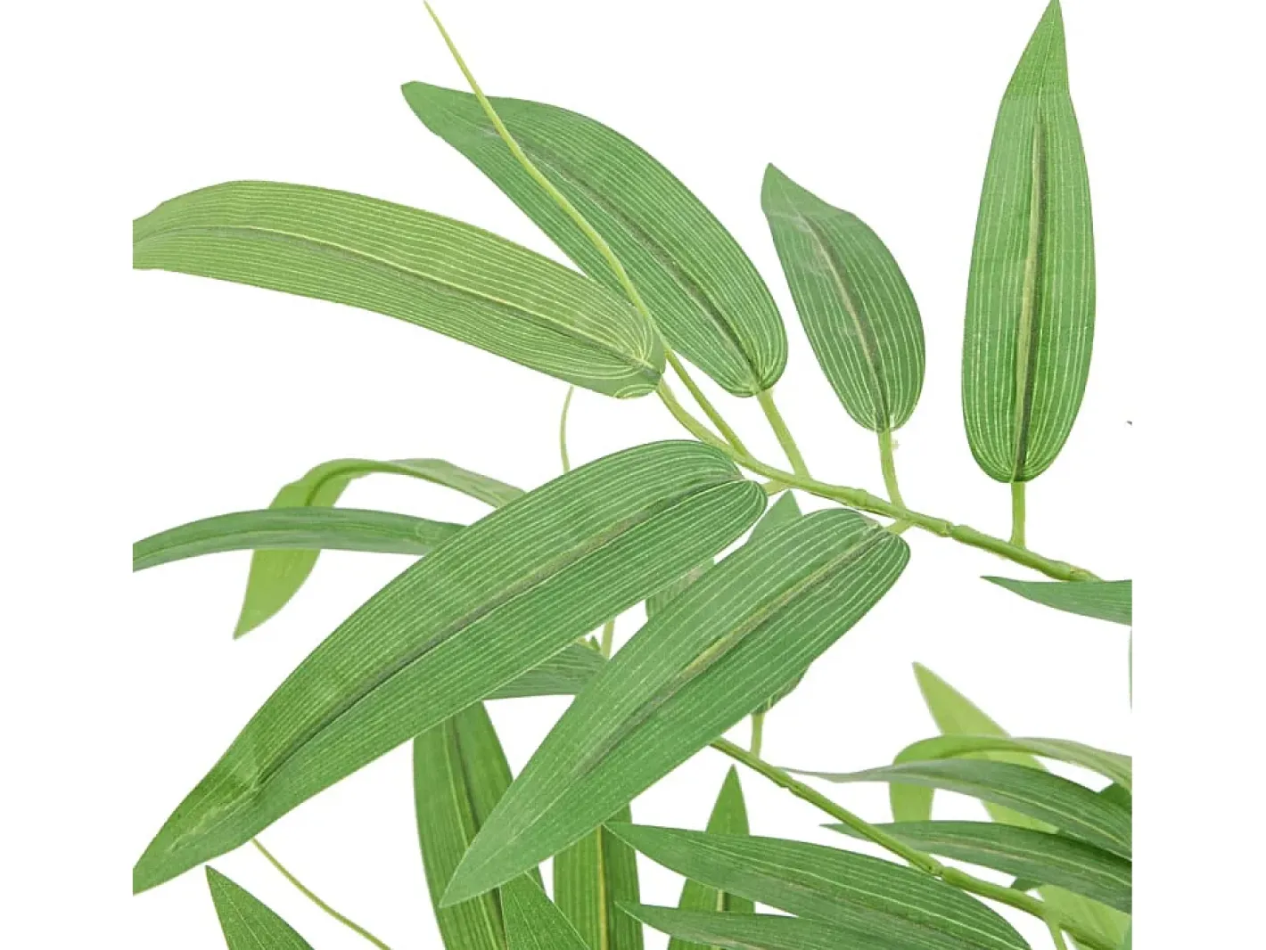 Planta Artificial-Bambú artificial 384 hojas 120 cm Verde