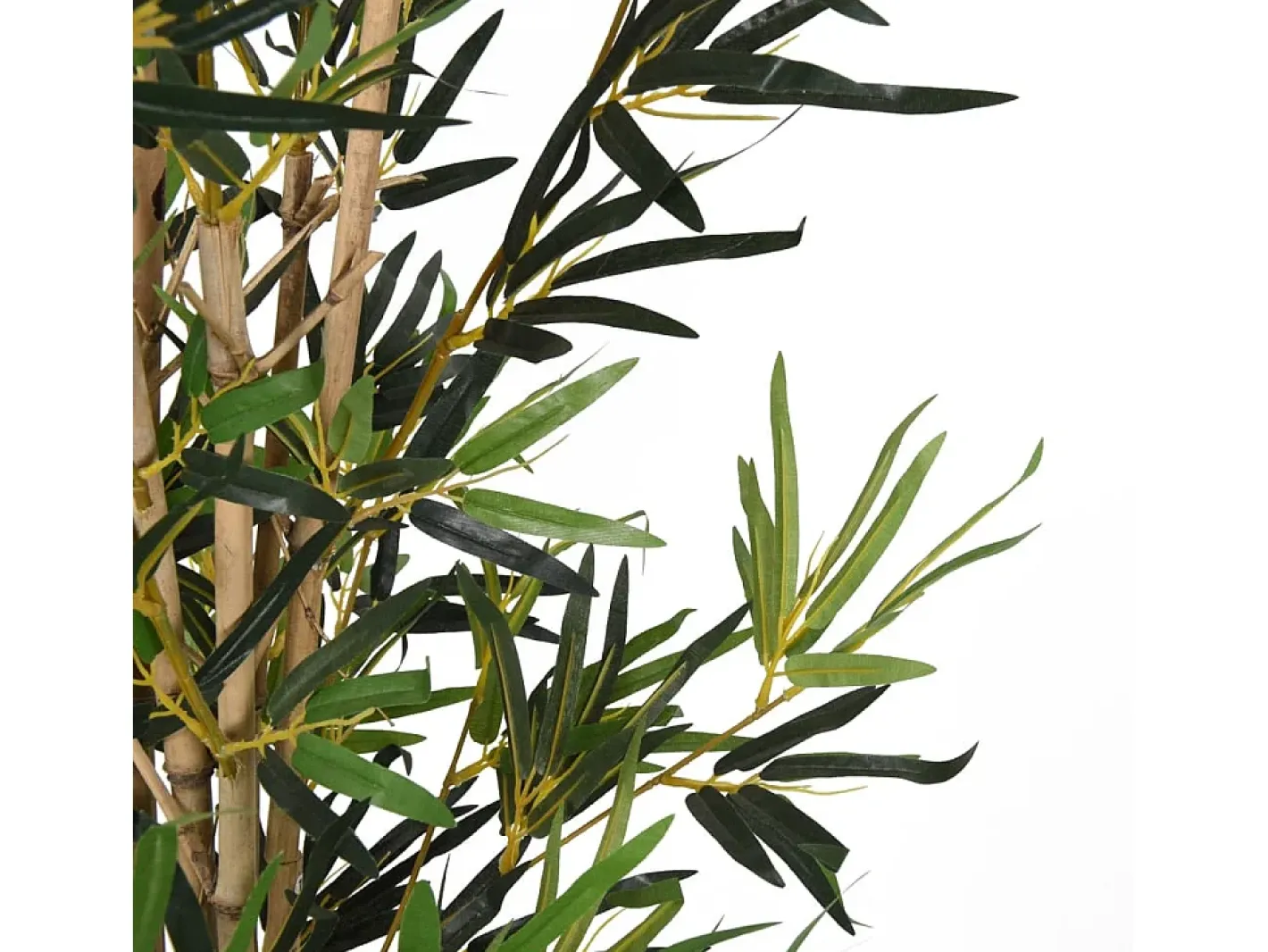 Planta Artificial-Bambú artificial 1104 hojas 180 cm Verde