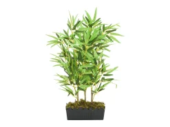 Bambú artificial 500 hojas 80 cm Verde Sale