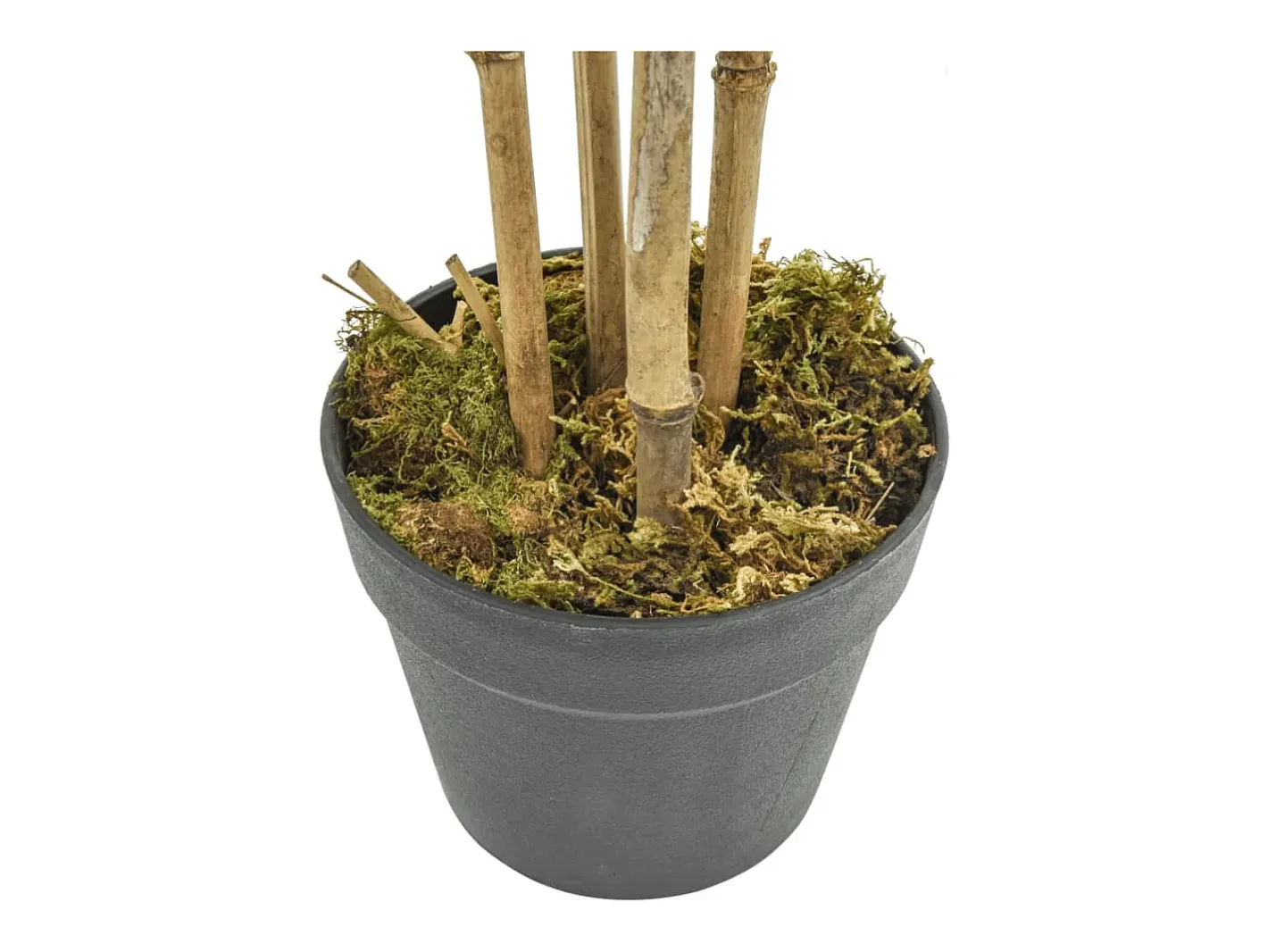 Planta Artificial-Bambú artificial 552 hojas 120 cm Verde