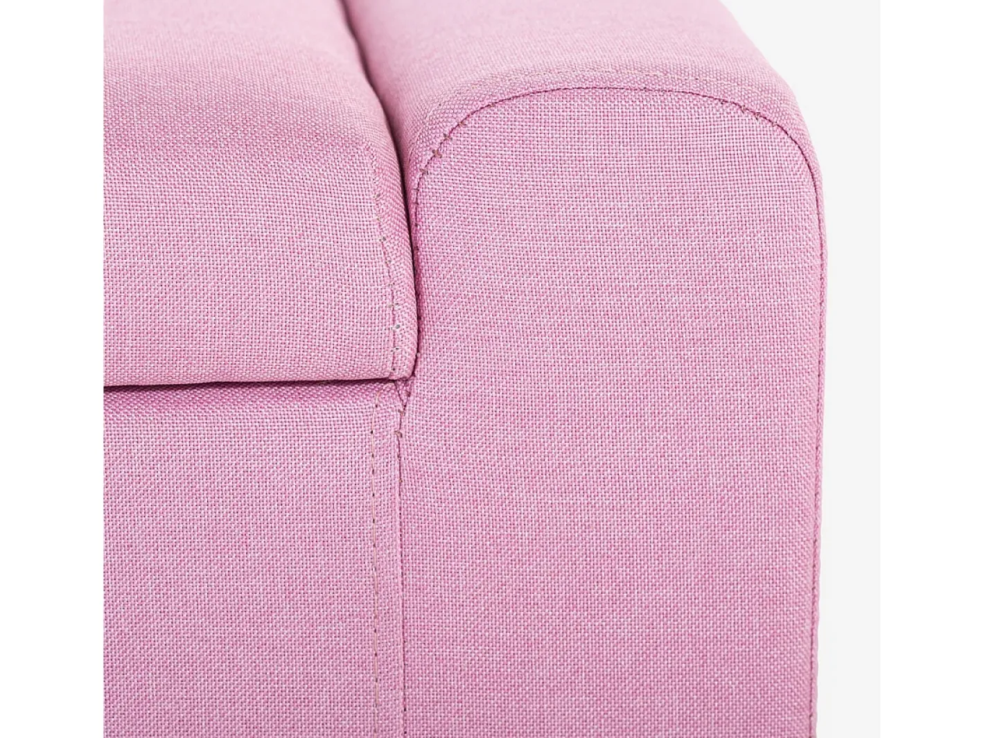 AHD Vajilla-Banco con almacenamiento de tela para dormitorio y recibidor Merak - Rosa