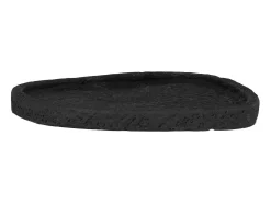 Discount House Nordic Bandeja de cemento 26.5 x 26 x 2 cm Negro
