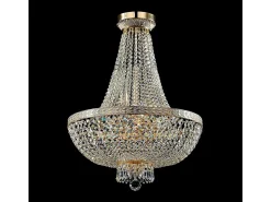 Online Maytoni Bella Grand Chandelier Oro y Cristal, 8 Luces, E14 Dorado