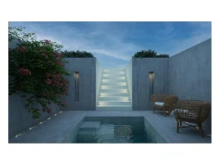 Beneito & Faure - Baliza LED de exterior Nix 2W 3000K - Foco empotrable de pared o suelo IP67 con luz cálida Multicolor