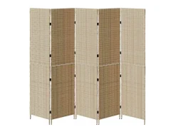 New Biombo 242 x 180 cm. polirratán Beige