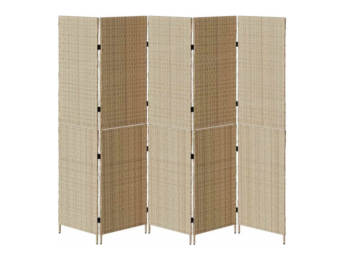 New Biombo 242 x 180 cm. polirratán Beige