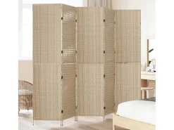 New Biombo 242 x 180 cm. polirratán Beige