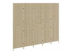 New Biombo 242 x 180 cm. polirratán Beige