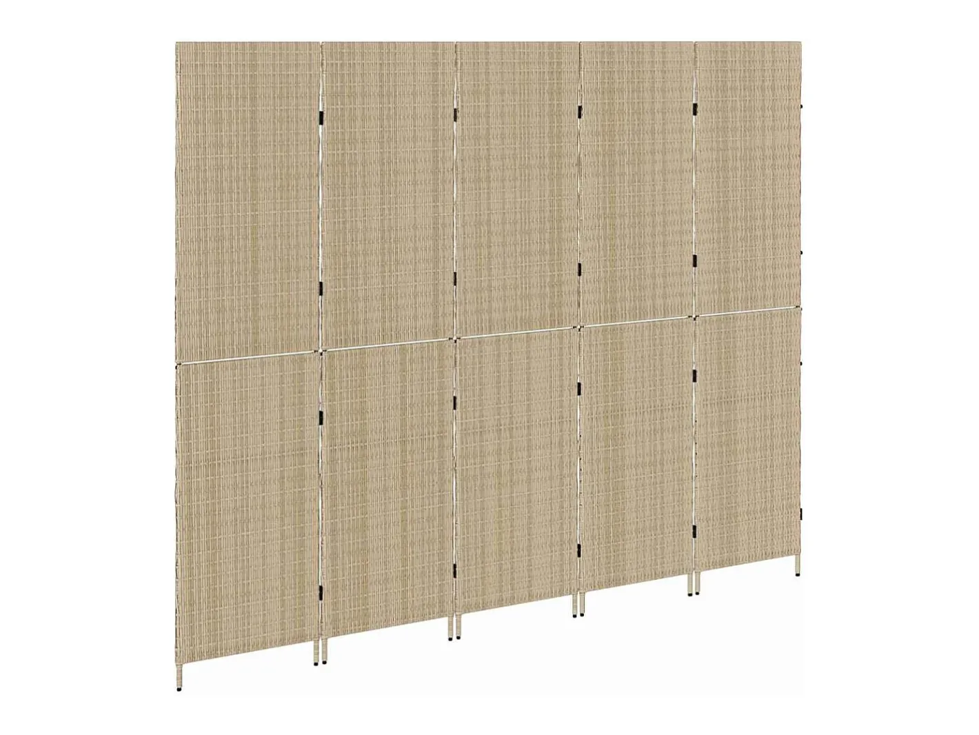 New Biombo 242 x 180 cm. polirratán Beige
