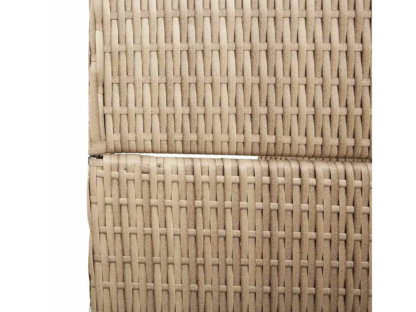 New Biombo 242 x 180 cm. polirratán Beige