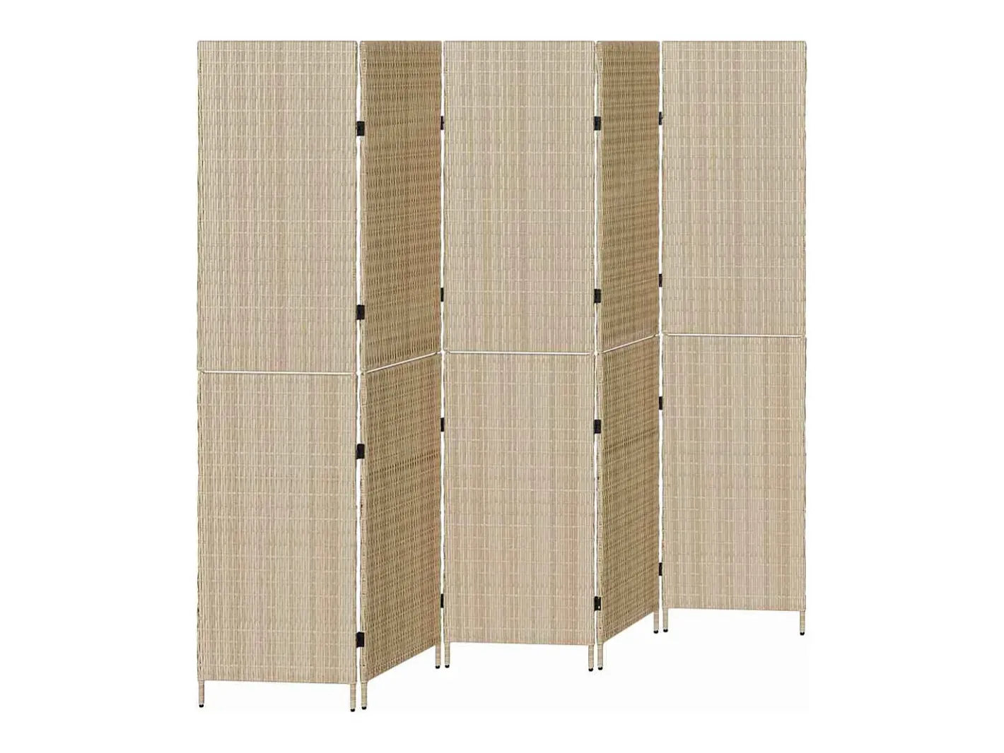New Biombo 242 x 180 cm. polirratán Beige