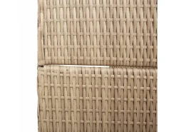 Biombo-Biombo 196 x 200 cm polirratán Beige
