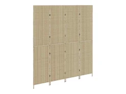 Biombo-Biombo 196 x 200 cm polirratán Beige