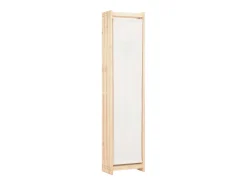 Clearance Biombo de 6 paneles 240 x 170 x 4 cm Tela Crema