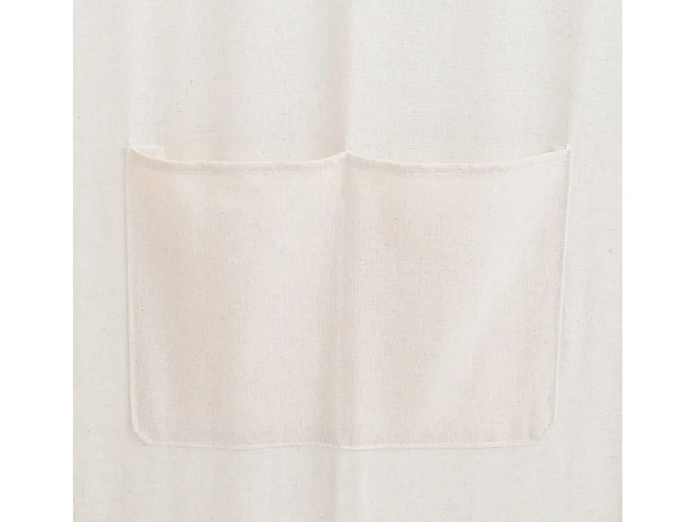 Biombo-Biombo de 5 paneles 200 x 170 x 4 cm Tela Crema
