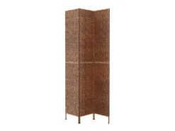 Outlet Biombo de 3 paneles jacinto de agua marrón 122x180 cm ES255798 Marru00f3n