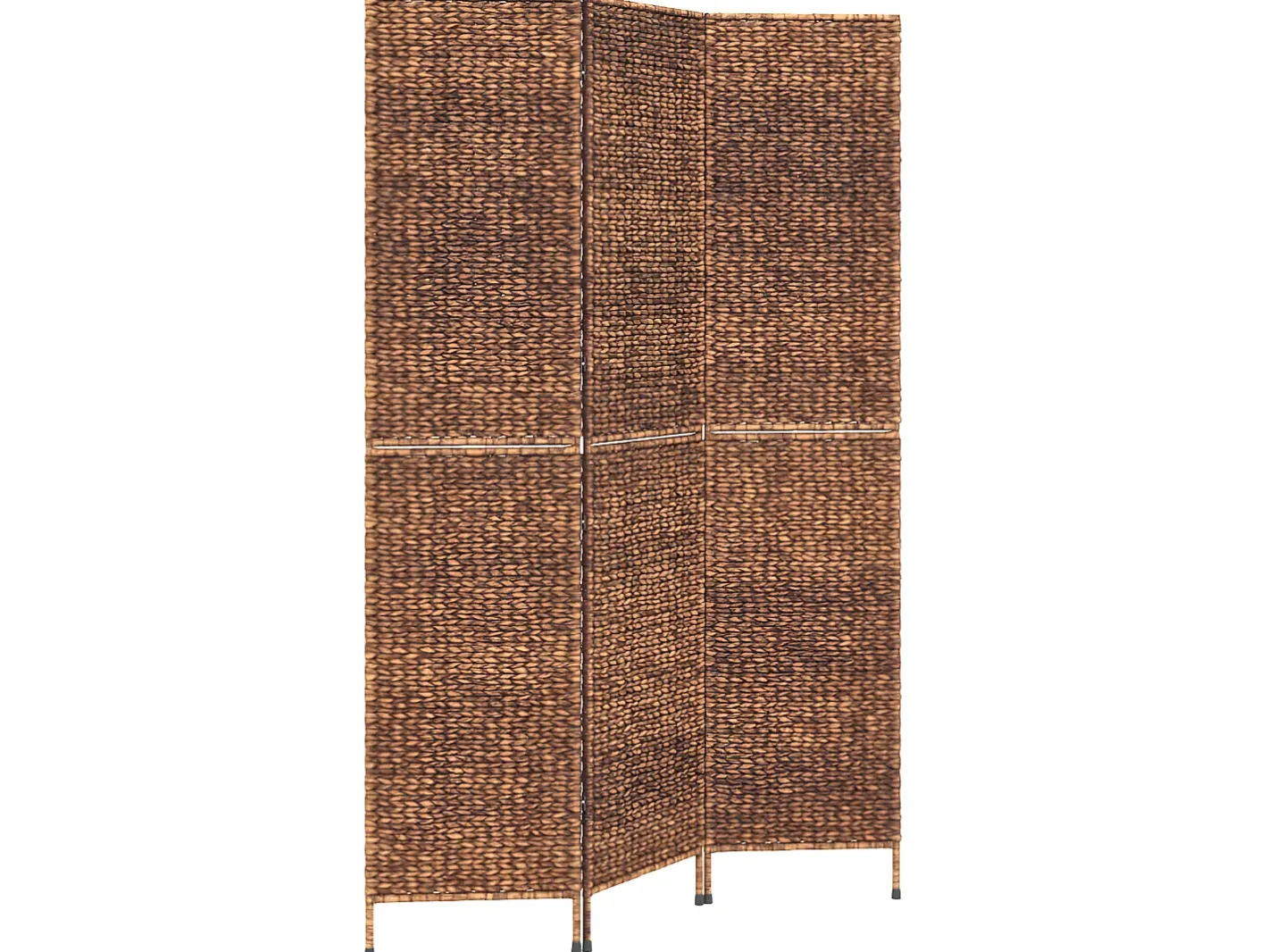 Outlet Biombo de 3 paneles jacinto de agua marrón 122x180 cm ES255798 Marru00f3n