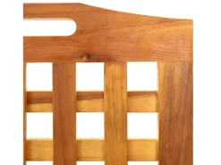 Sale Biombo de 3 paneles madera maciza de acacia 121x2x170 cm ES254018 Marru00f3n